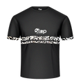 Black Wild Zebra Stripe Tee