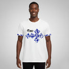 White & Black-White Abstract Print T-Shirt – STEP