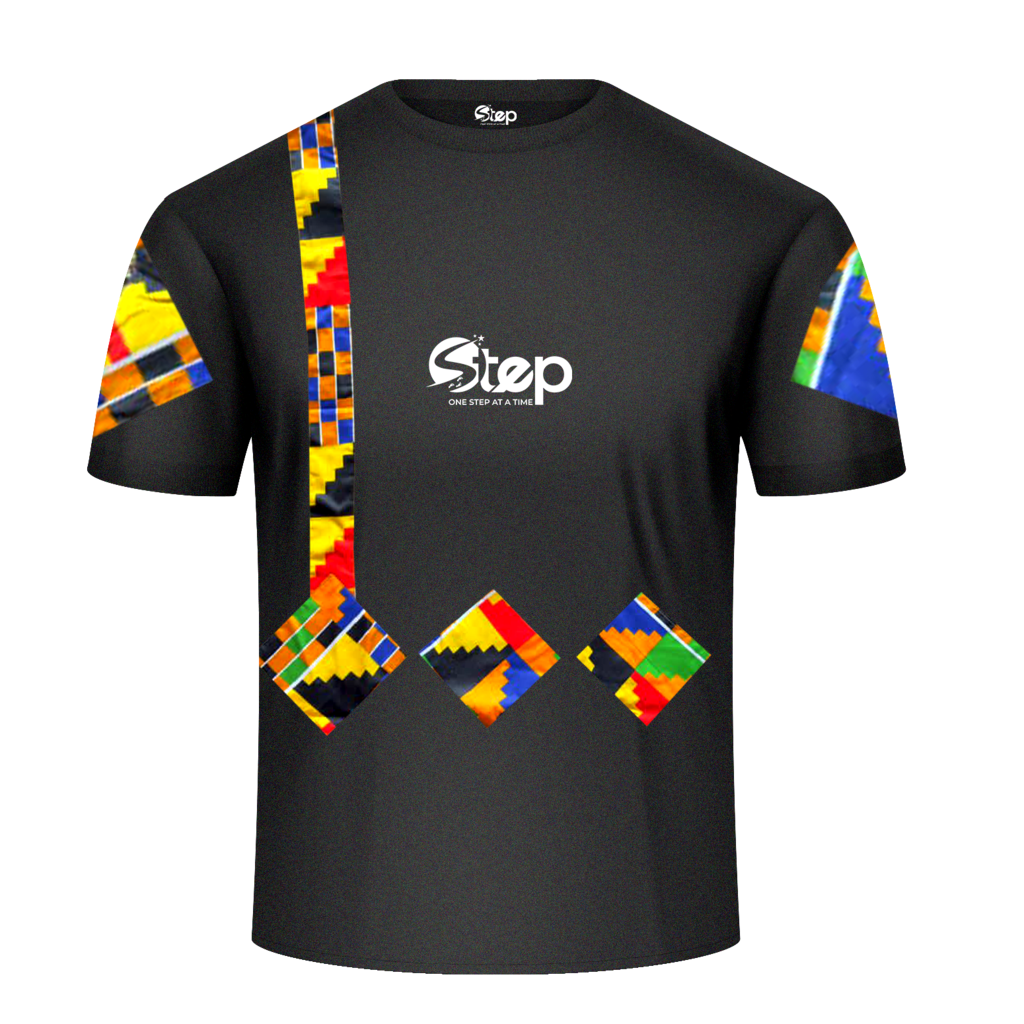 Monochrome Safari – Black Tee