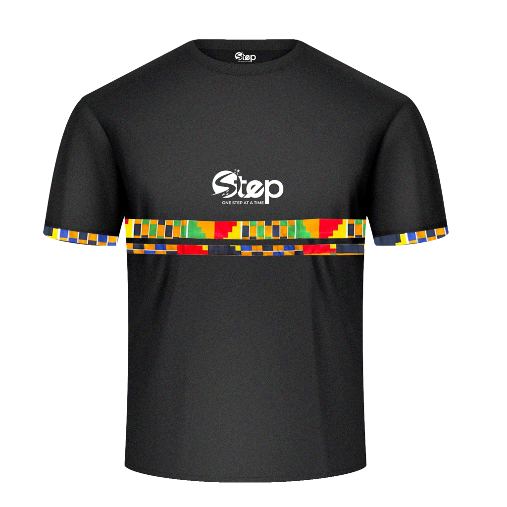 Black Wild Zebra Stripe Tee