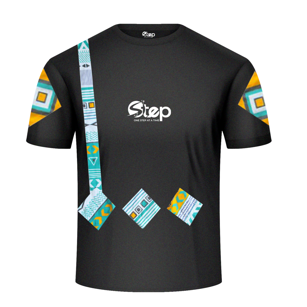 Monochrome Safari – Black Tee