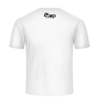 White Ocean Wave Line Tee