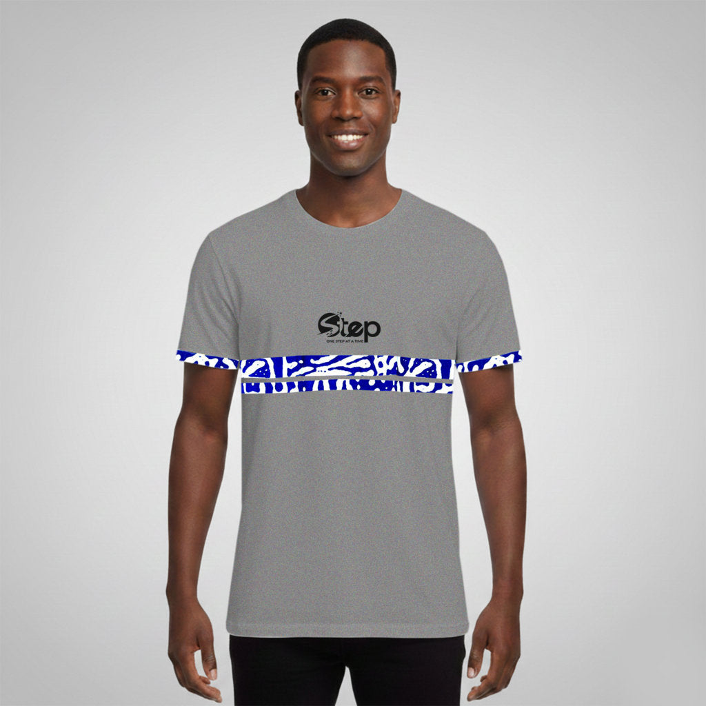 Grey Tribal Amber Stripe Tee