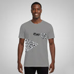 Grey Kente Arrow Pocket Tee
