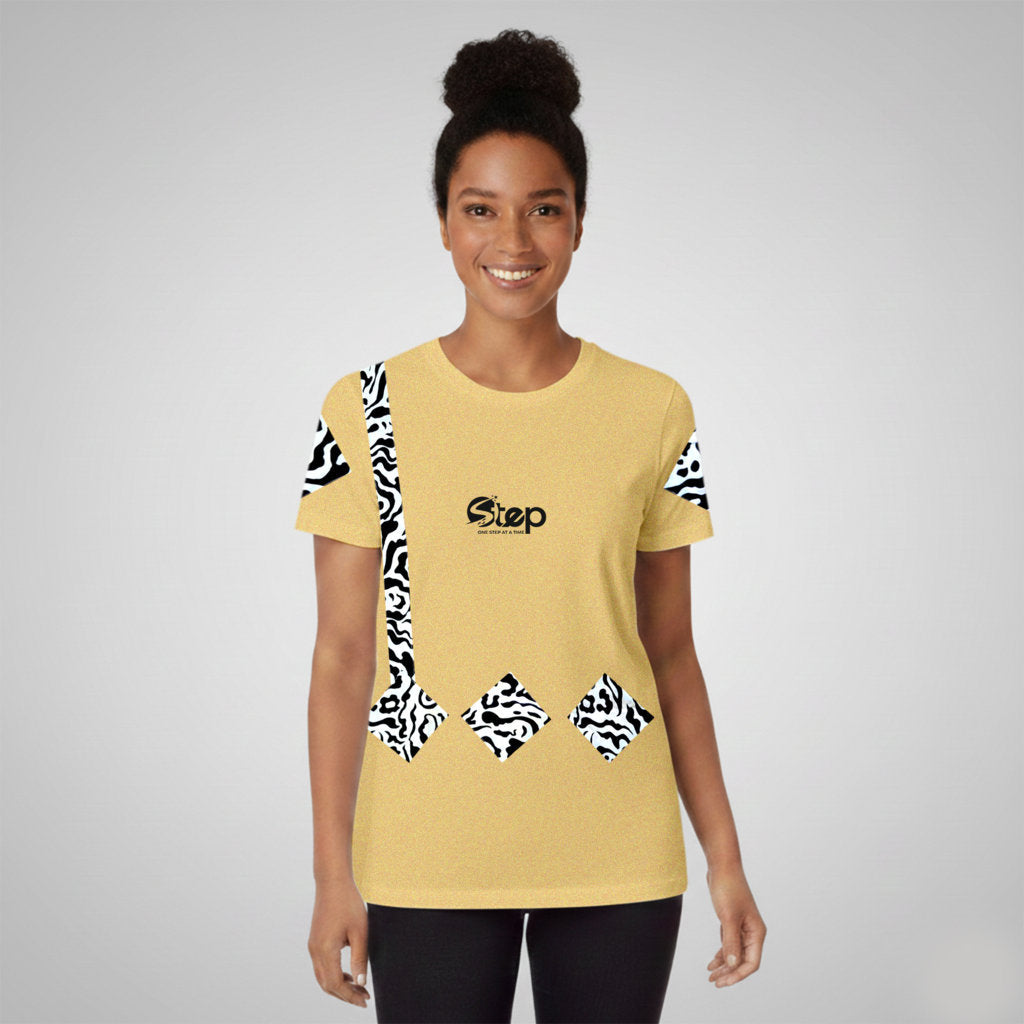 Dark Beige Tribal Horizon white tribal pattern