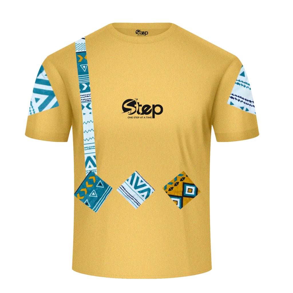 Dark Beige Tribal Horizon white tribal pattern