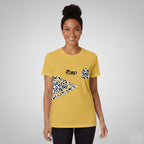 Dark Beige Ocean Wave Arrow Pocket Tee