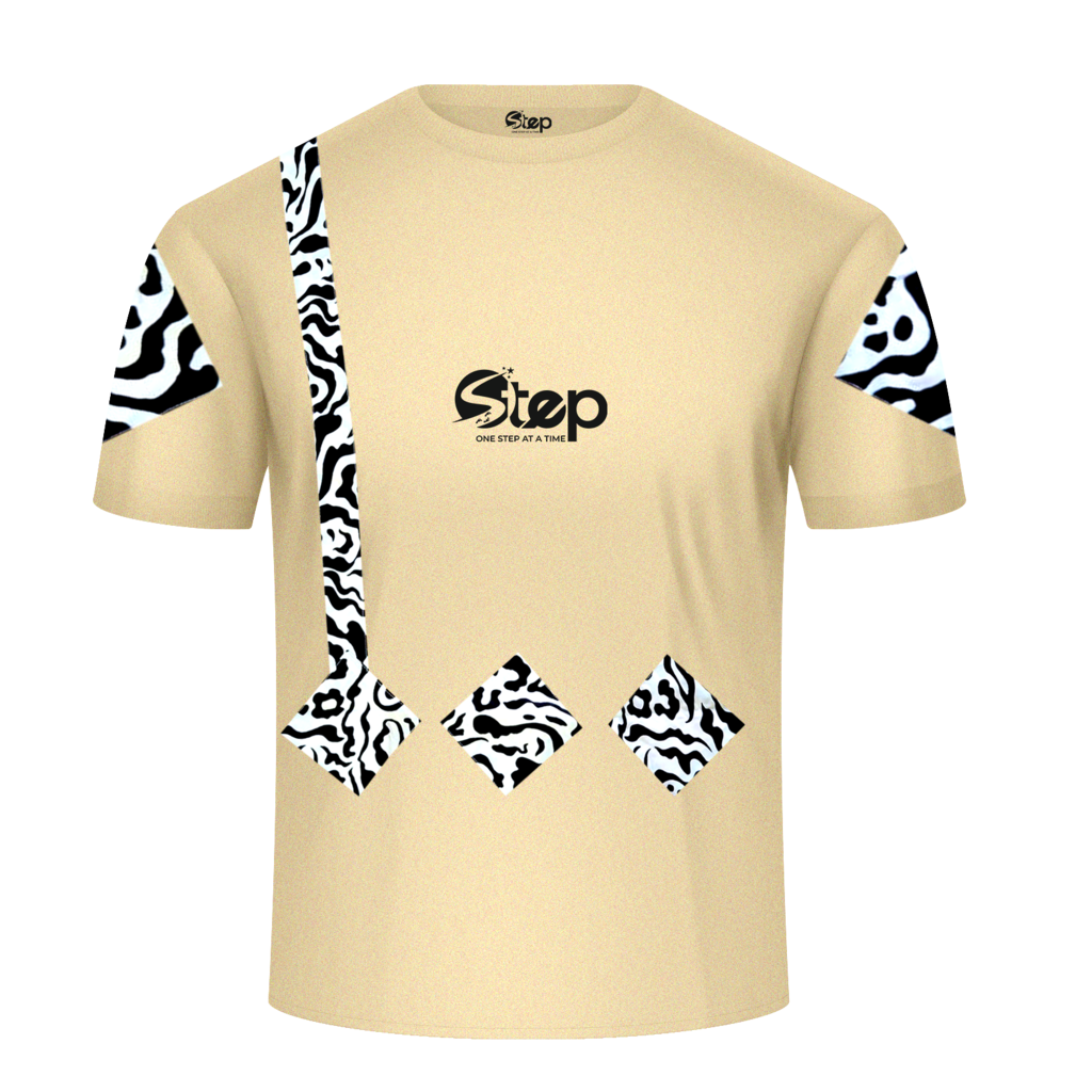 Monochrome Safari – Beige Tee