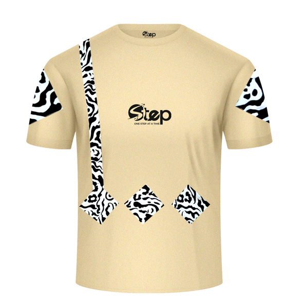 Monochrome Safari – Beige Tee