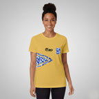 Dark Beige Ocean Wave Arrow Pocket Tee