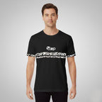 Black Wild Zebra Stripe Tee