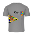 Grey Kente Arrow Pocket Tee