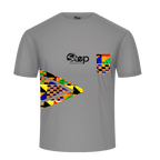 Grey Kente Arrow Pocket Tee