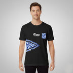 Black Kente Arrow Pocket Tee