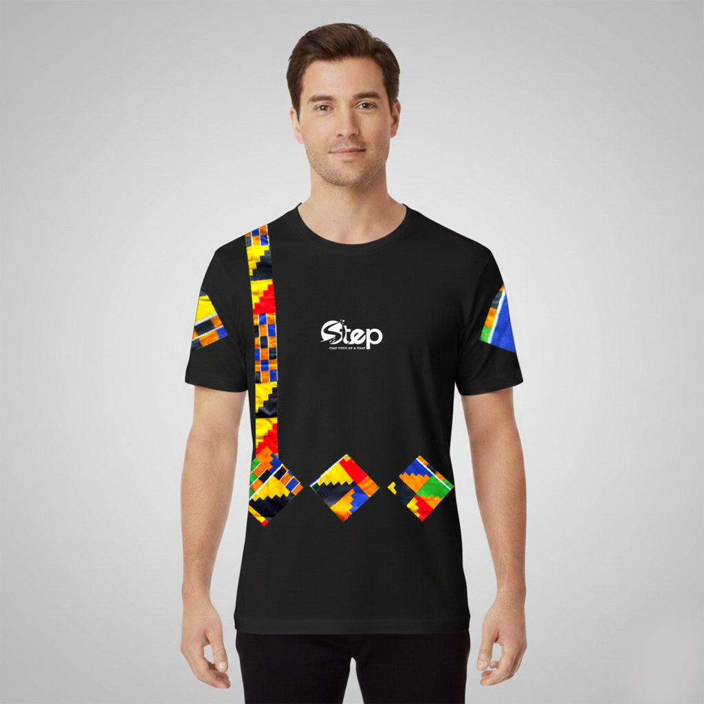 Monochrome Safari – Black Tee