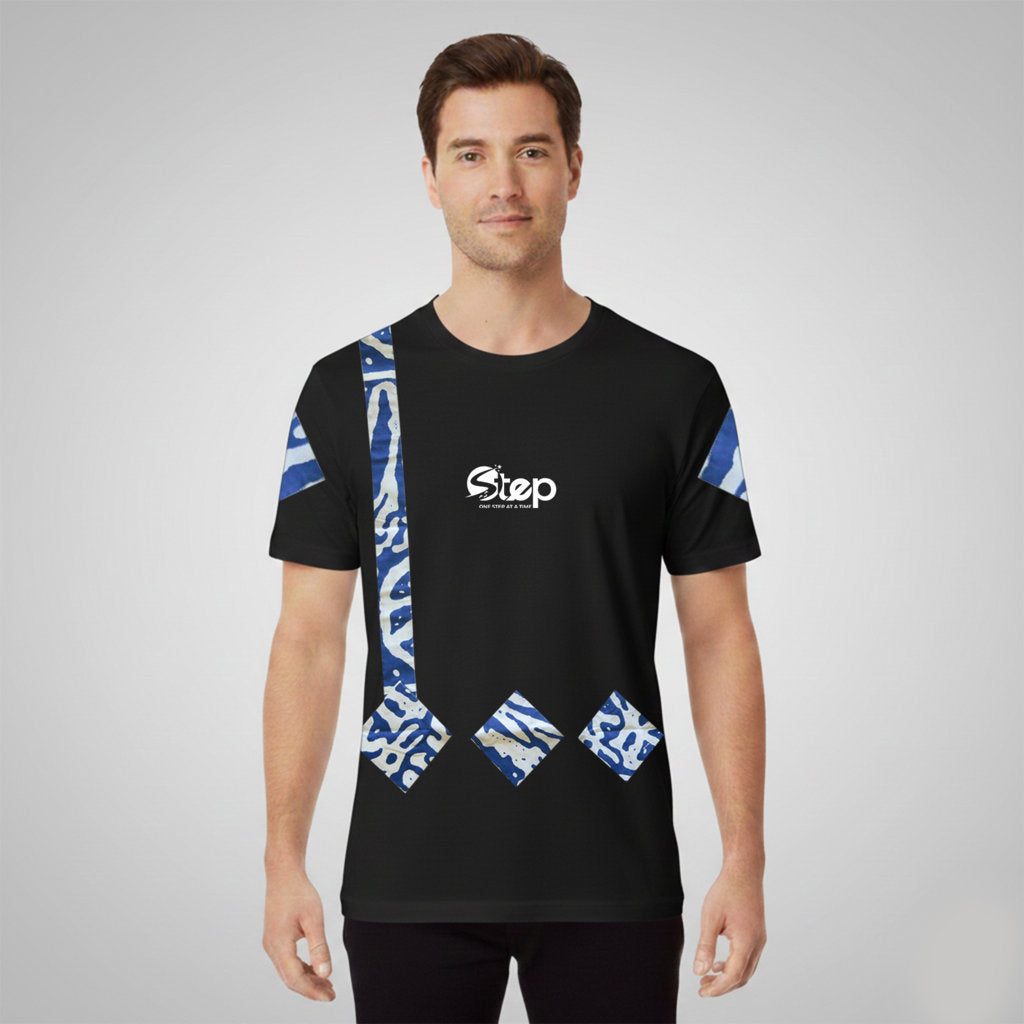 Monochrome Safari – Black Tee