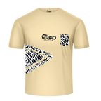 Light Beige Kente Arrow Pocket Tee