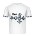 White & Black-White Abstract Print T-Shirt – STEP