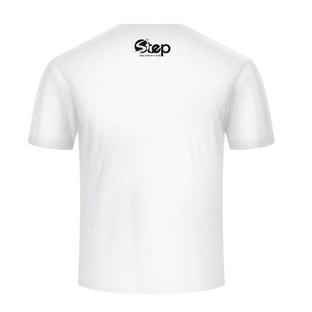 White & Black-White Abstract Print T-Shirt – STEP - Image 5
