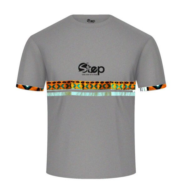 Grey Tribal Amber Stripe Tee